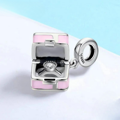 Charm Colgante Romance Rosa