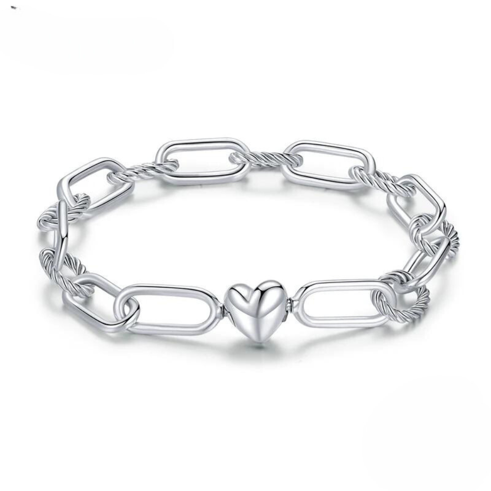 Eslabón de Amor Plata Pulsera