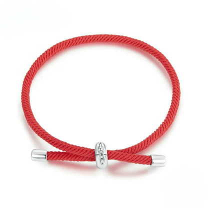 Moderna Pulsera Roja Encantos