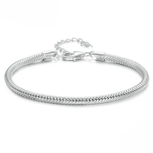 Pulsera Elegancia Clásica Plata