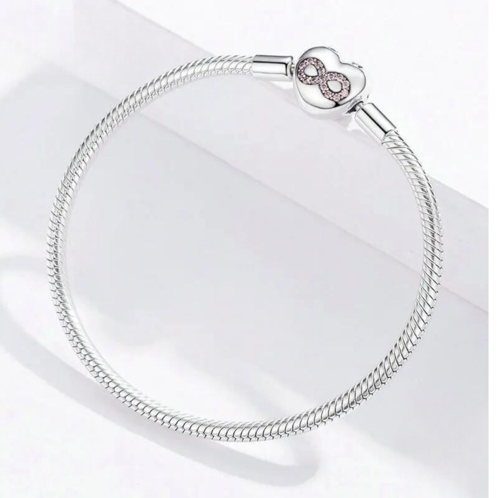 Pulsera Plata Infinito Amor