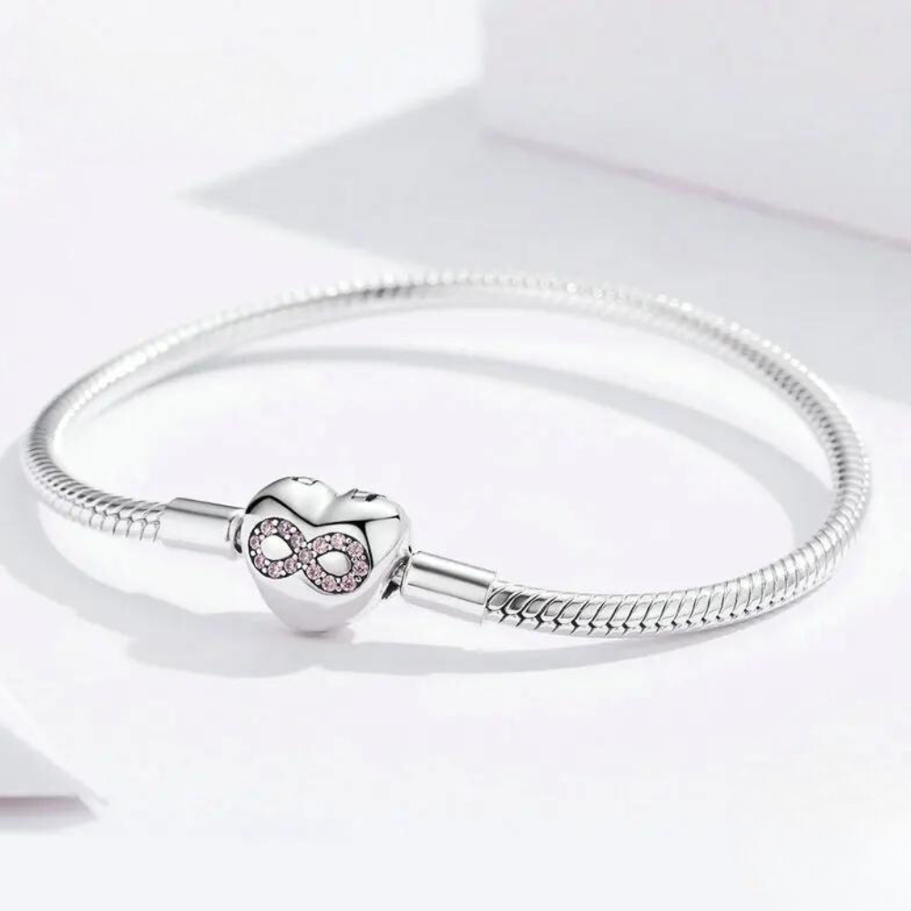 Pulsera Plata Infinito Amor