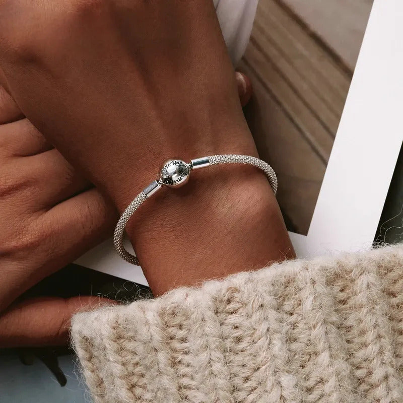 Pulsera de plata Love Forever -  Sus Secretos