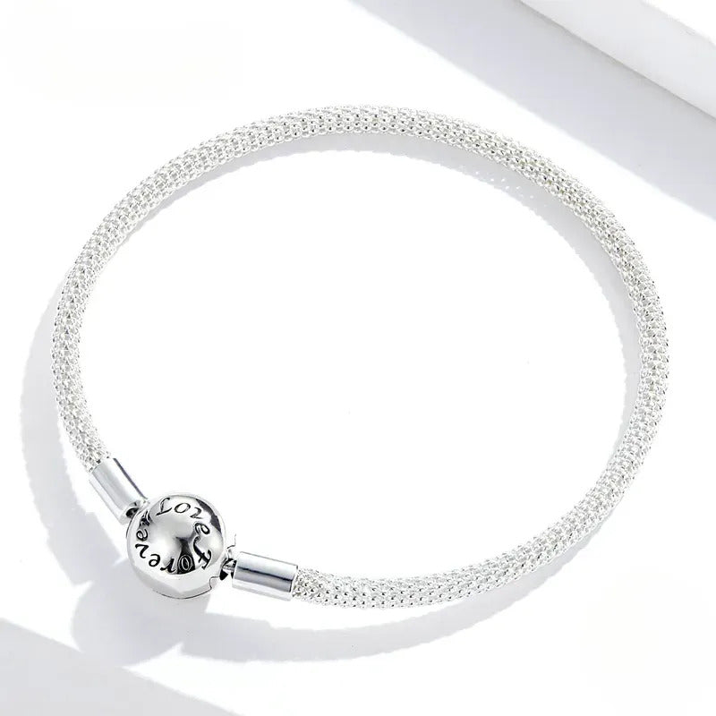 Pulsera de plata Love Forever -  Sus Secretos