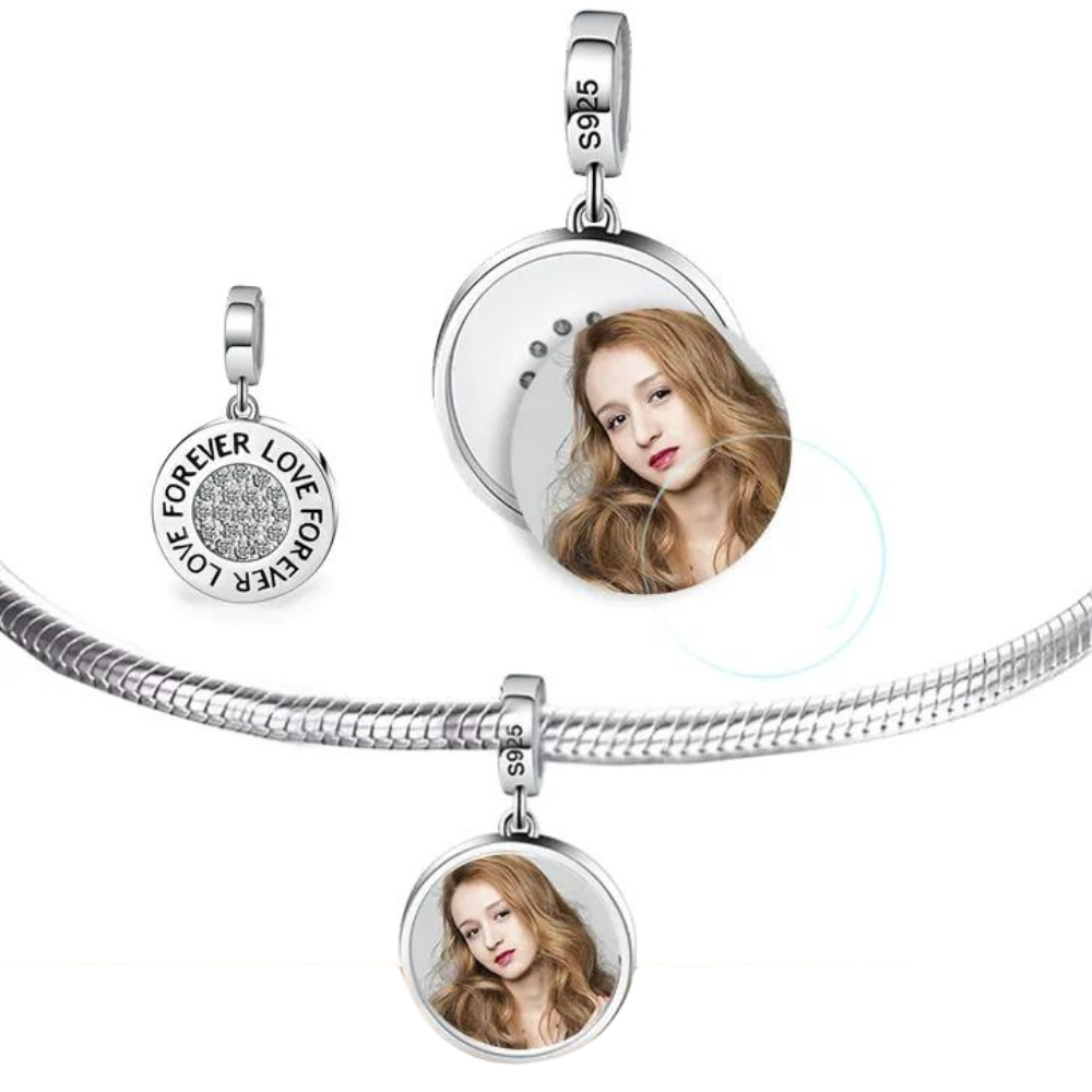 Colgante Personalizado de Plata con Mensaje "Love Forever" - Sus Secretos