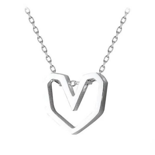 Collar de Corazón Minimalista - Sus Secretos