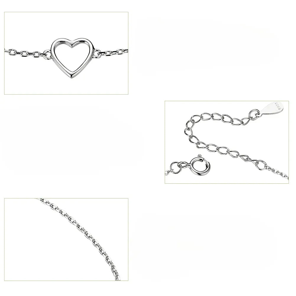 Amor Duradero Sus Secretos: Pulsera de plata con diseño único